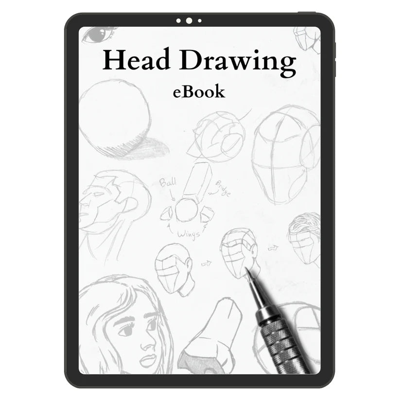 Head Drawing eBook & Workbook (50% OFF)
