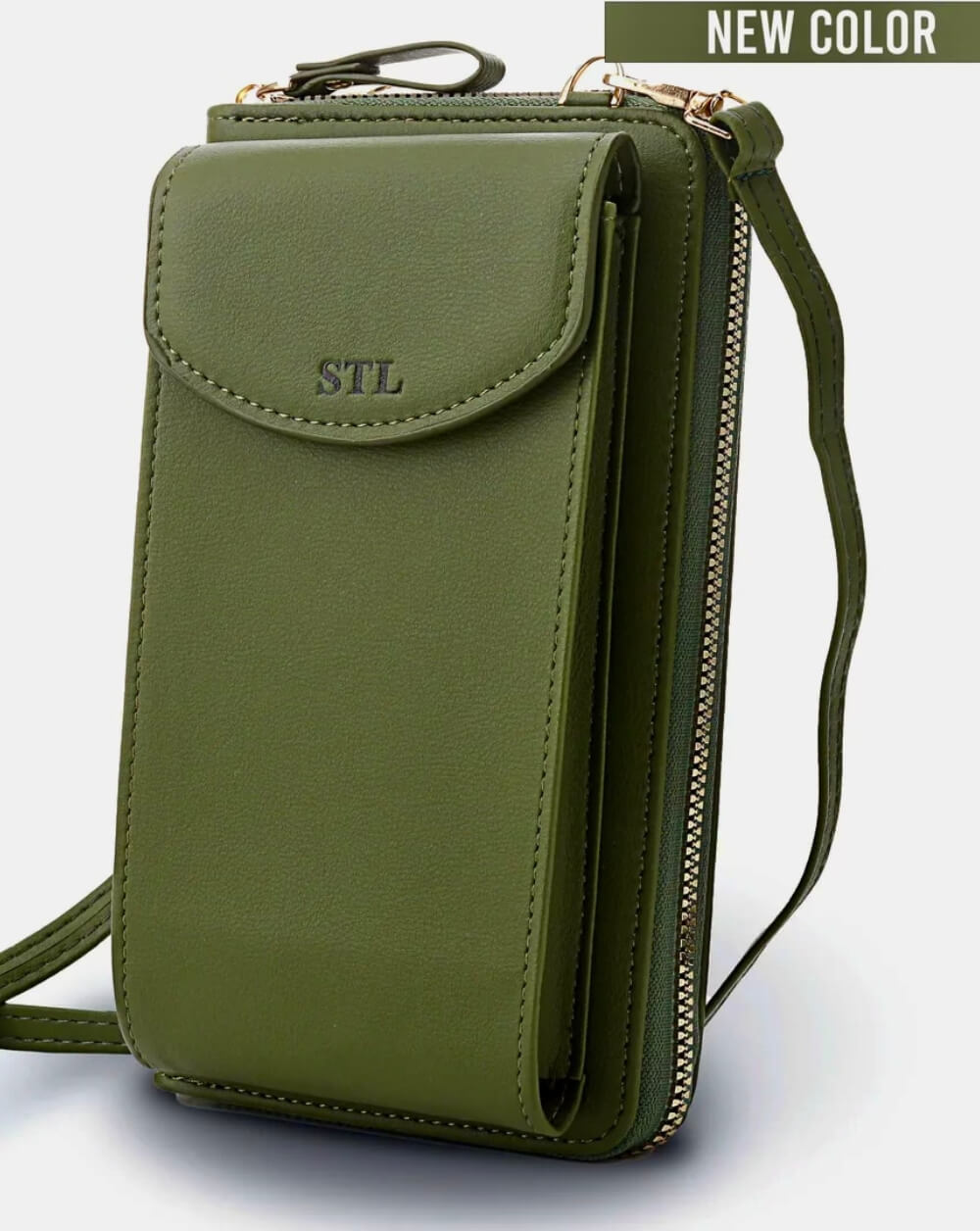 Stylish STL Crossbody Clutch Wallet