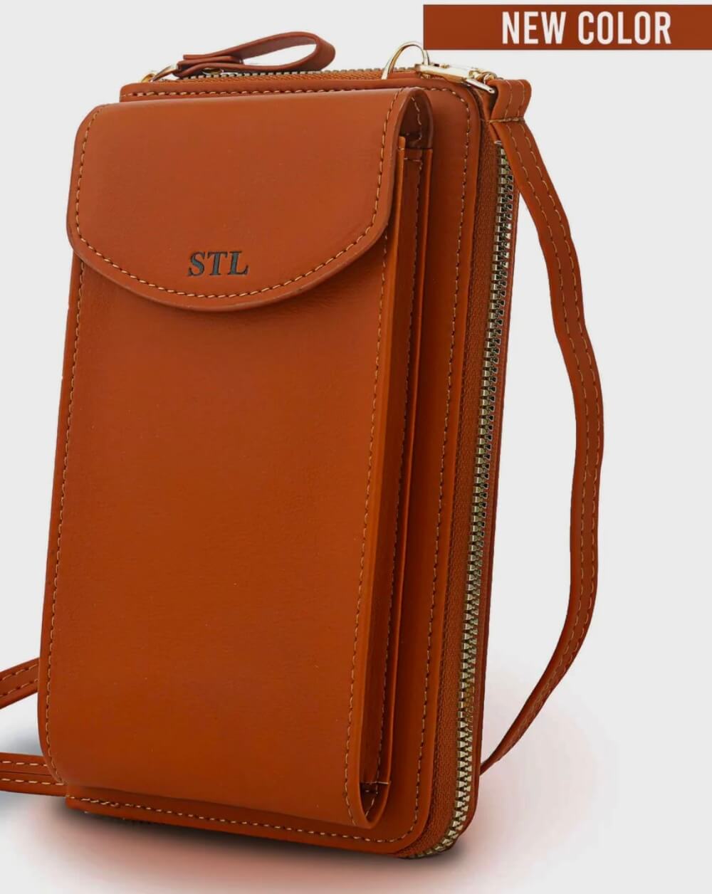 Stylish STL Crossbody Clutch Wallet