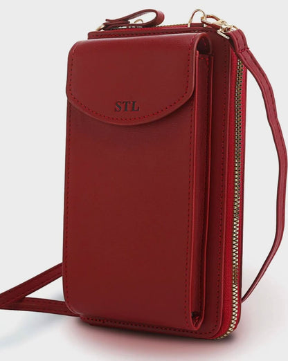 Stylish STL Crossbody Clutch Wallet